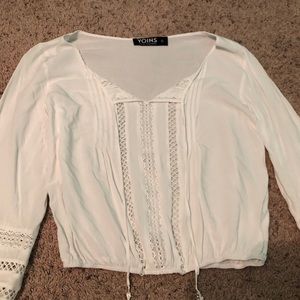 White Blouse with Great Detailing
